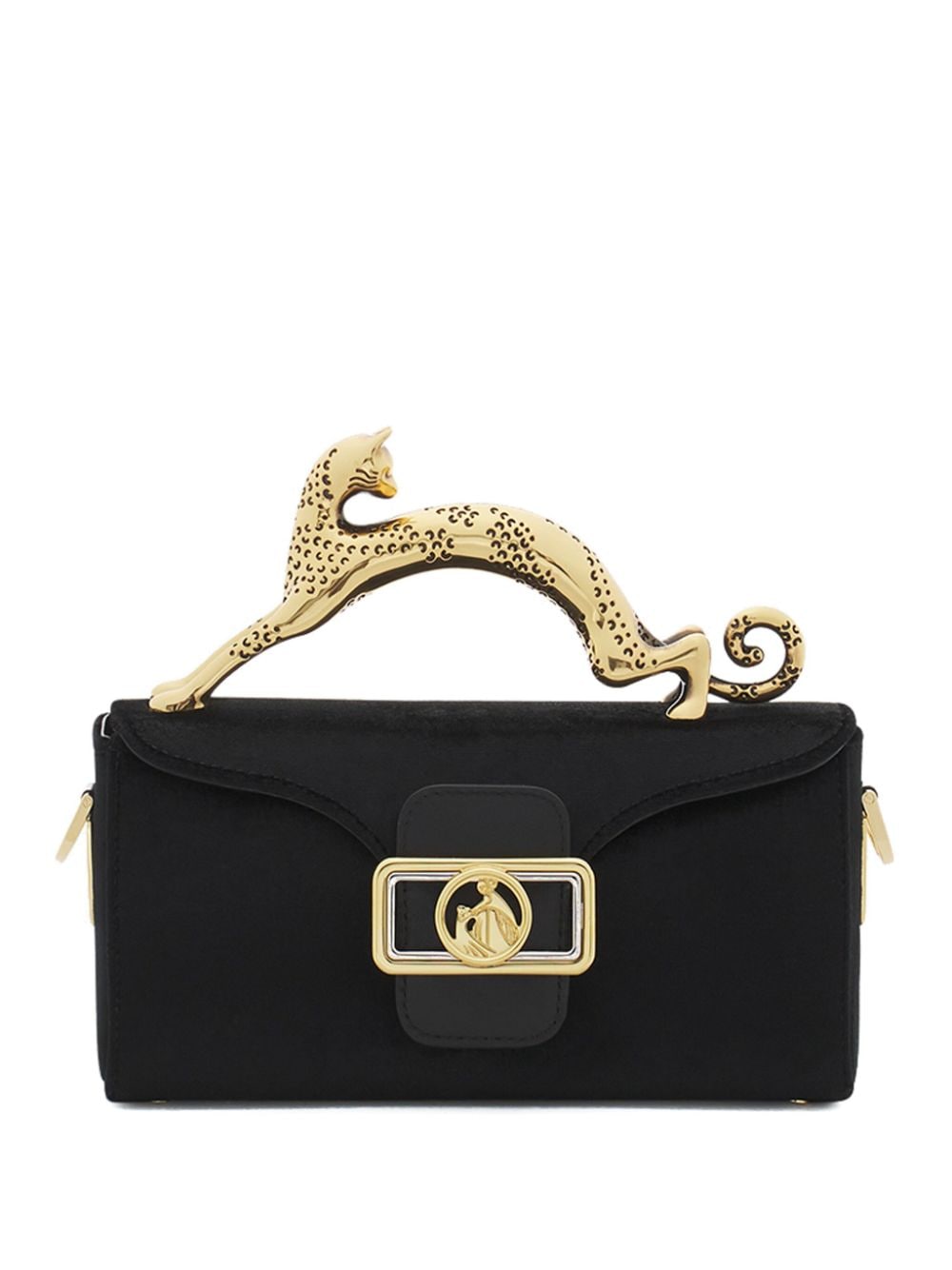 Nano Pencil Cat mini bag - Black