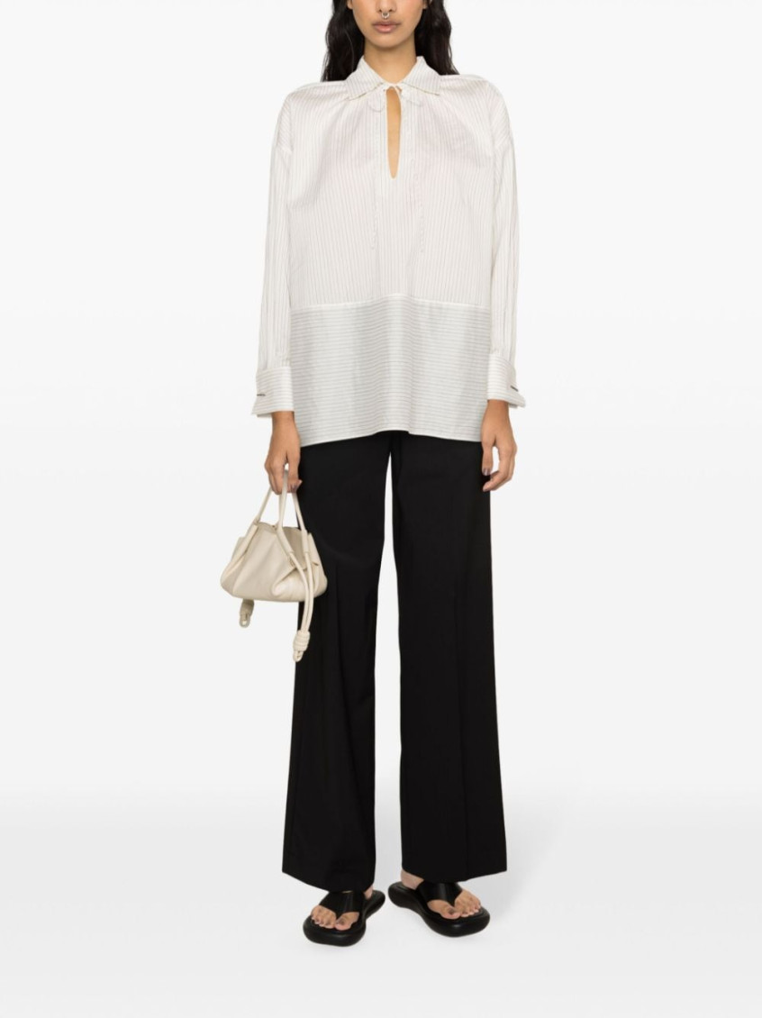 - Cotton And Silk Blend Tunic