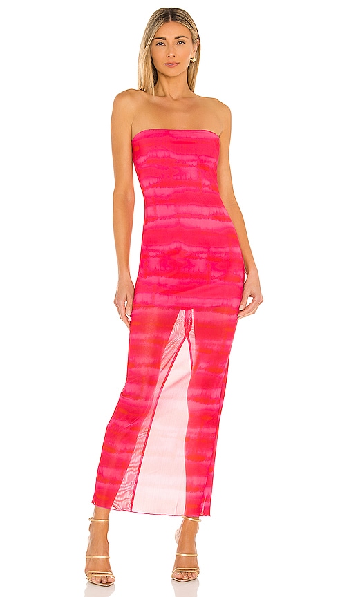 H:ours Rios Maxi Dress in Fuchsia.  XS. Also in M, S