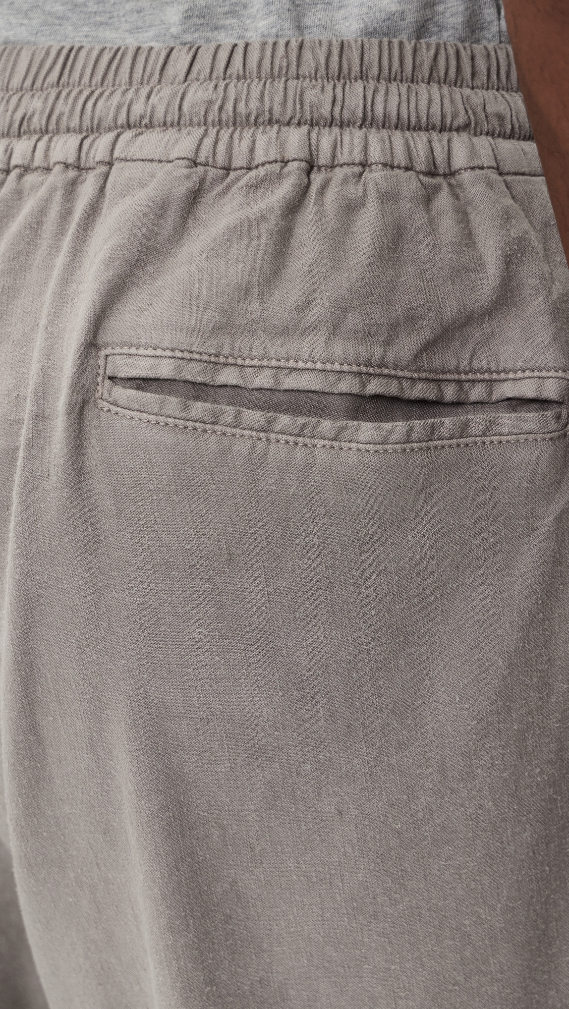 Easy Linen Drawstring Pants Mushroom