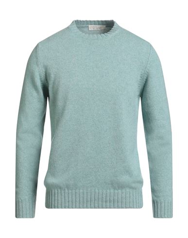 Man Sweater Light green Size 40 Cashmere