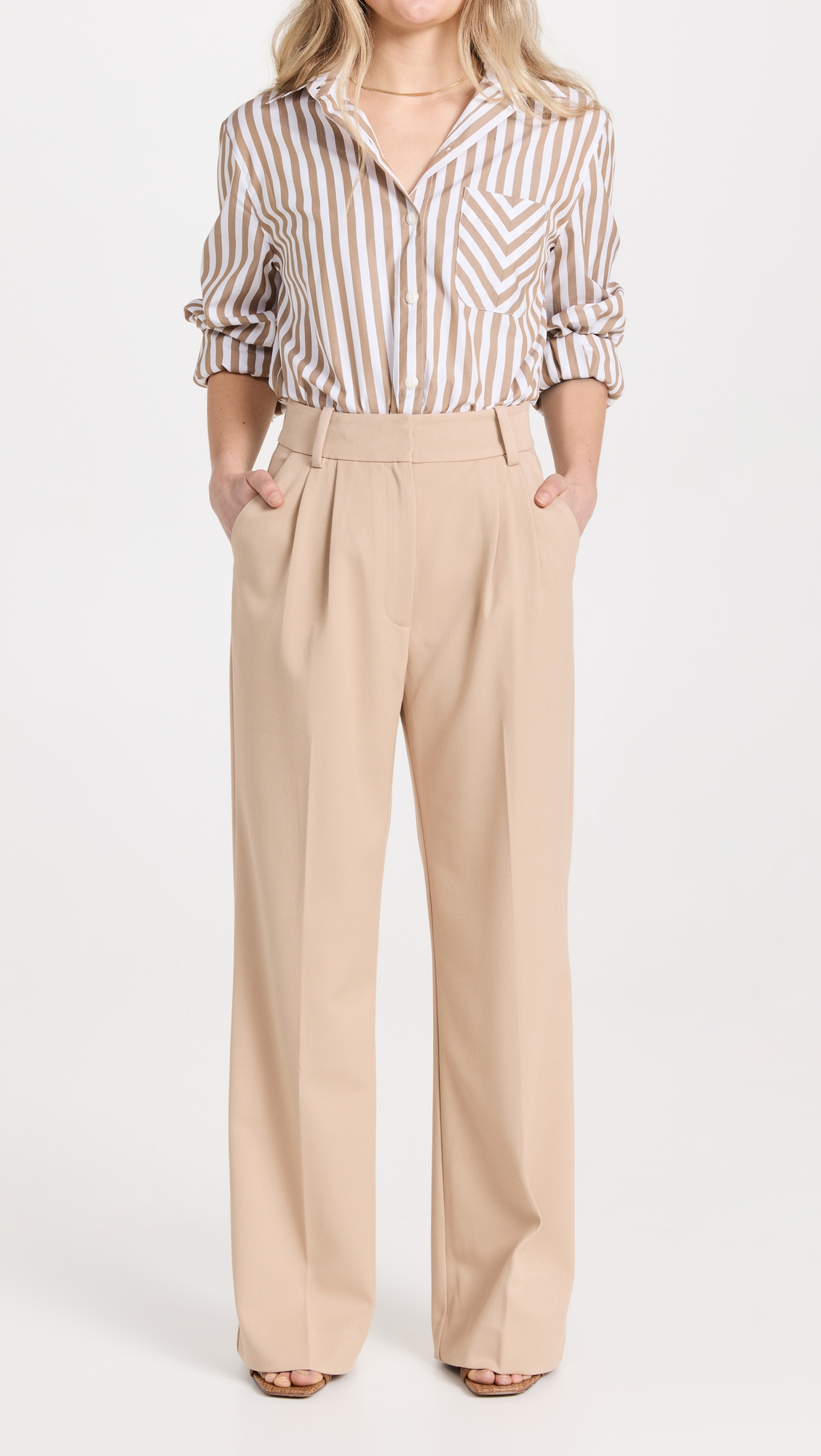 The Favorite Pants Petite Beige