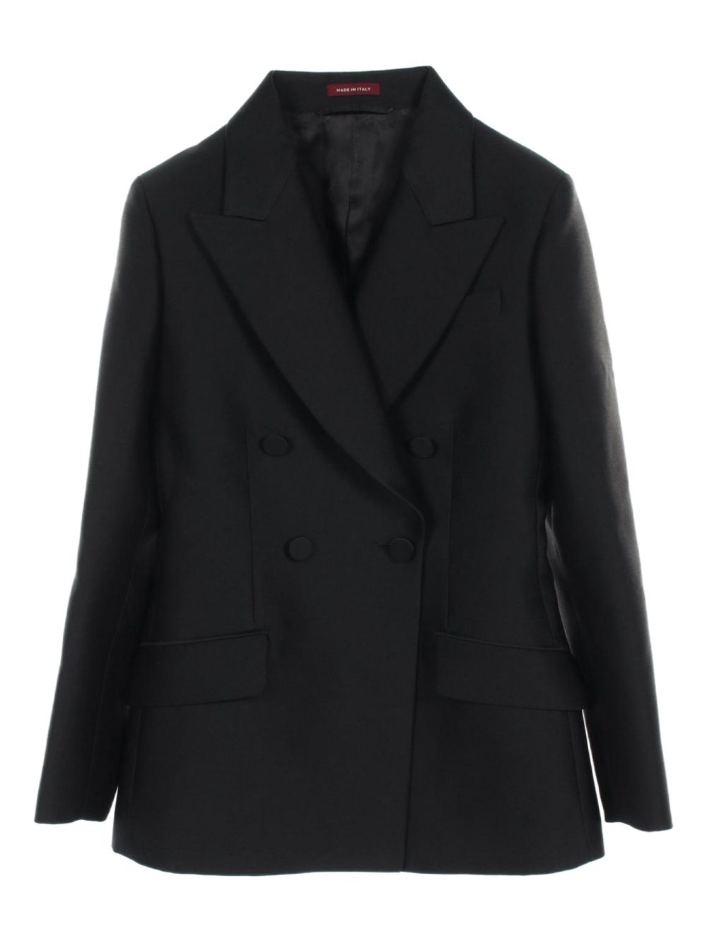 10's double-breasted blazer - Black