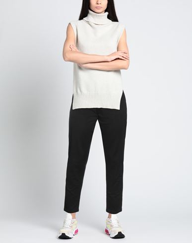 Woman Pants Black Size 10 Cotton, Elastane
