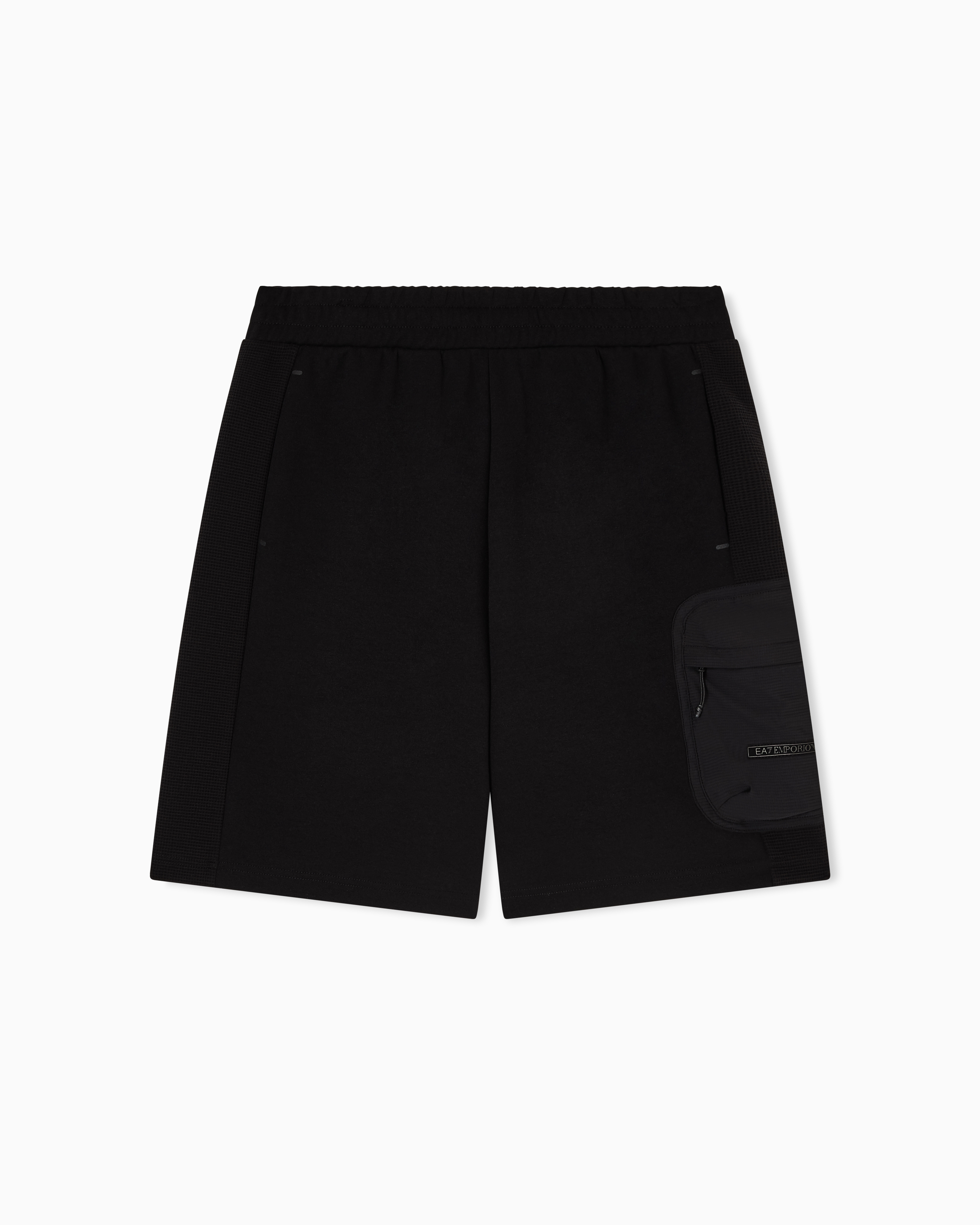 Cotton-blend Bermuda shorts