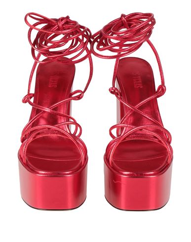 Woman Thong sandal Red Size 10.5 Leather