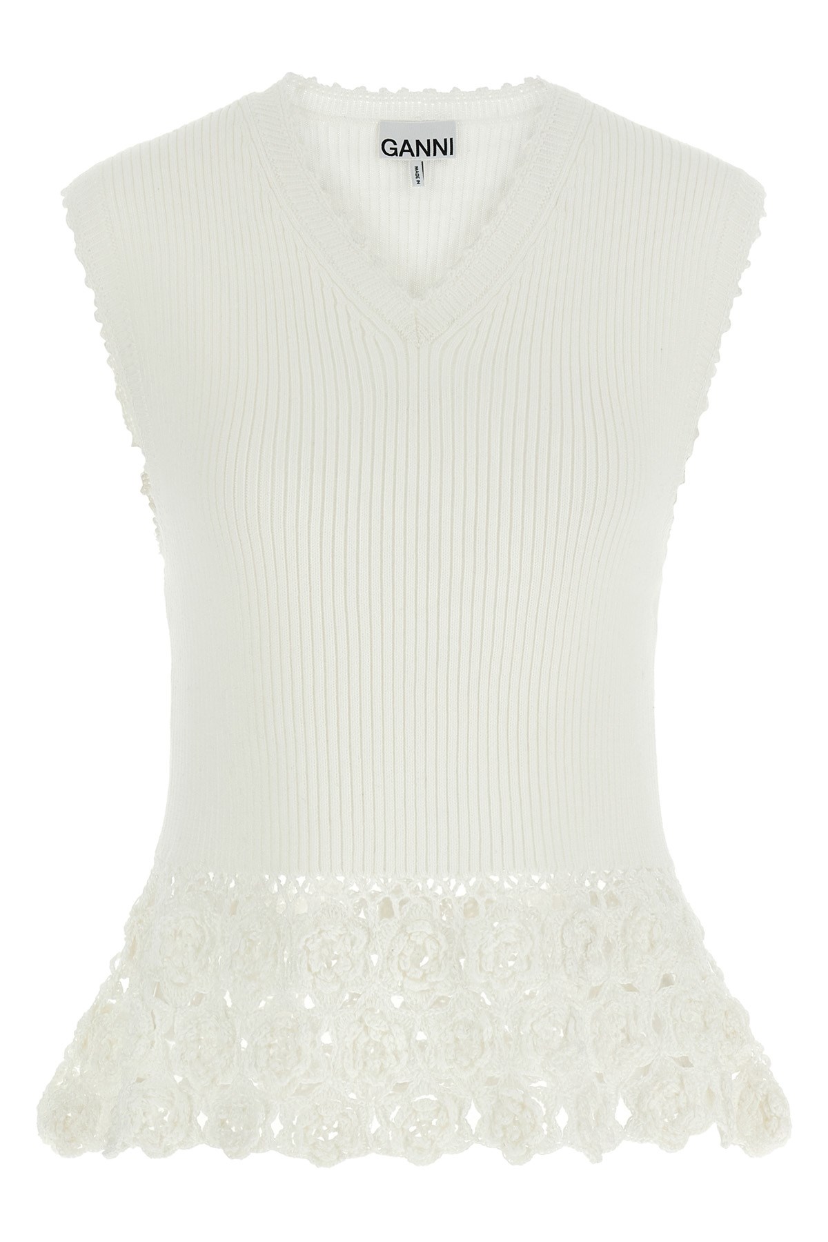 'Cotton Crochet' Vest