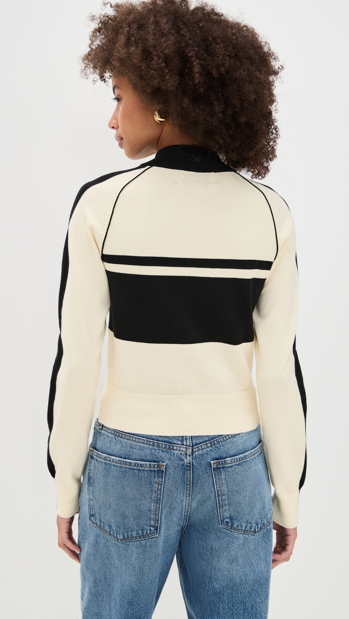 Track Jacket White/Black