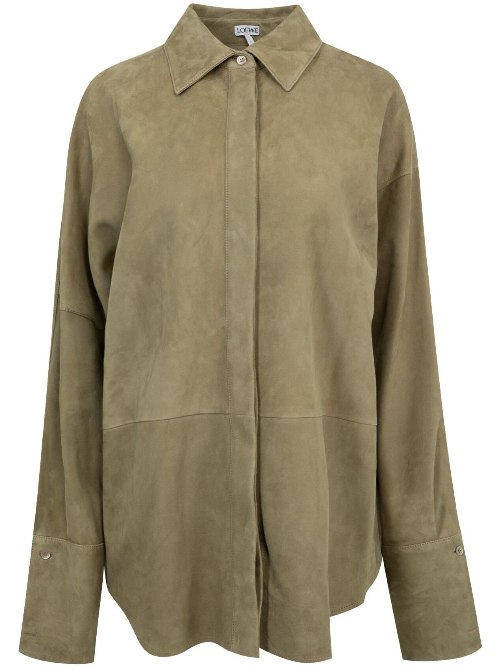 Draped shirt - Green