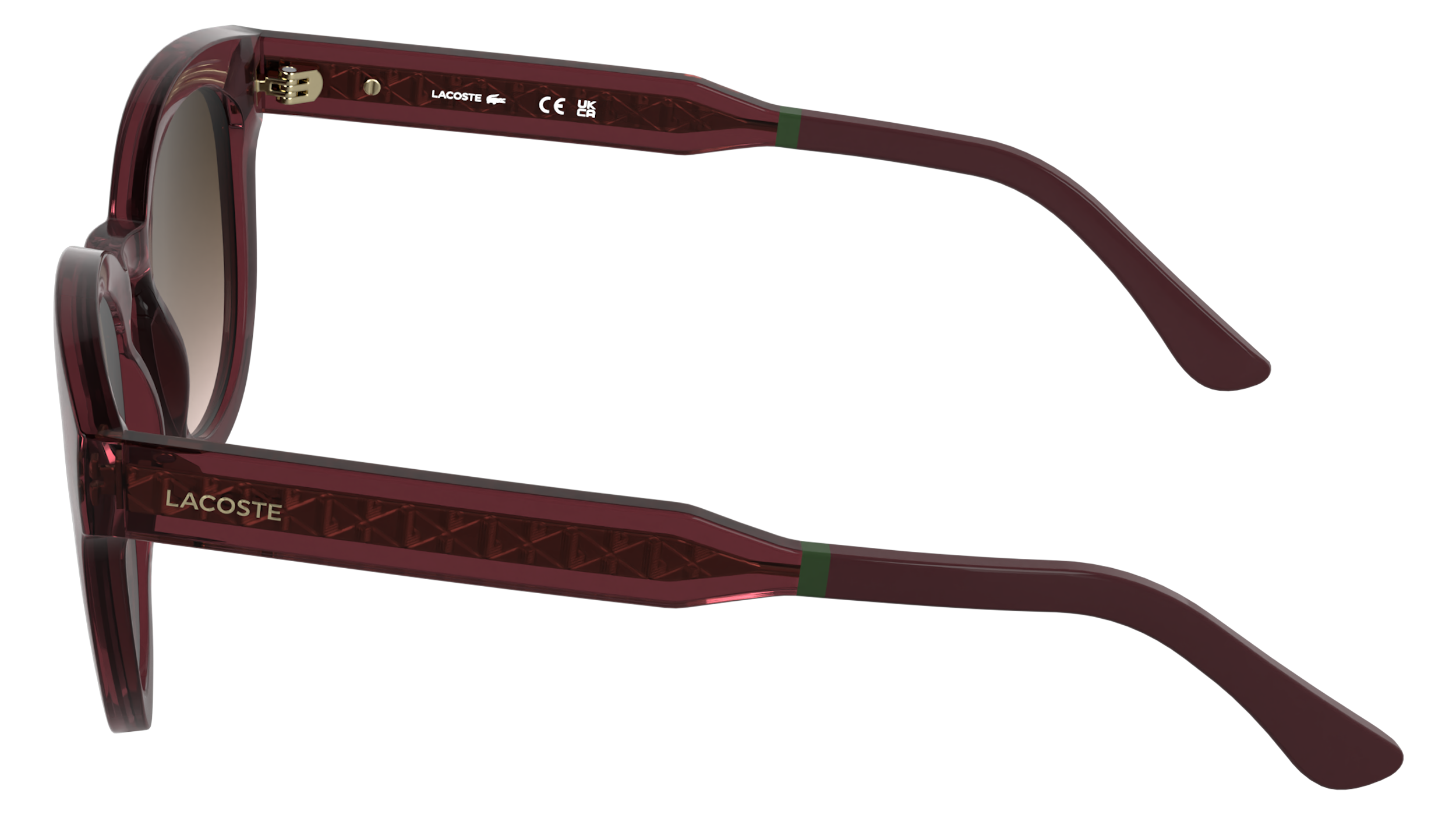 Lacoste Vrouw Lacoste L6070S 601 Zonnebrillen Bio-geïnjecteerd Bordeaux Kwadraat Normaa