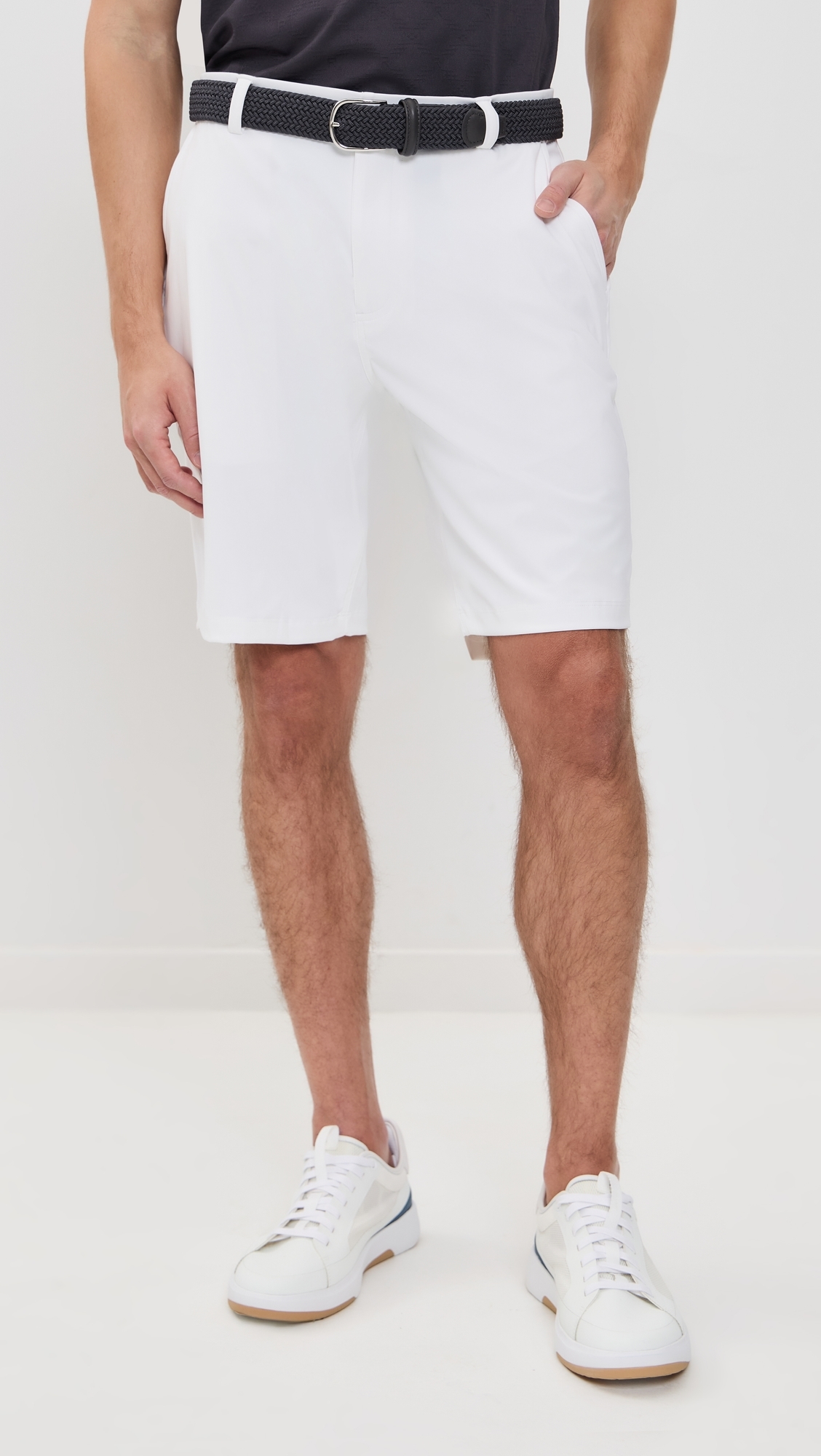 Varick Pull On Shorts 9 Bright White