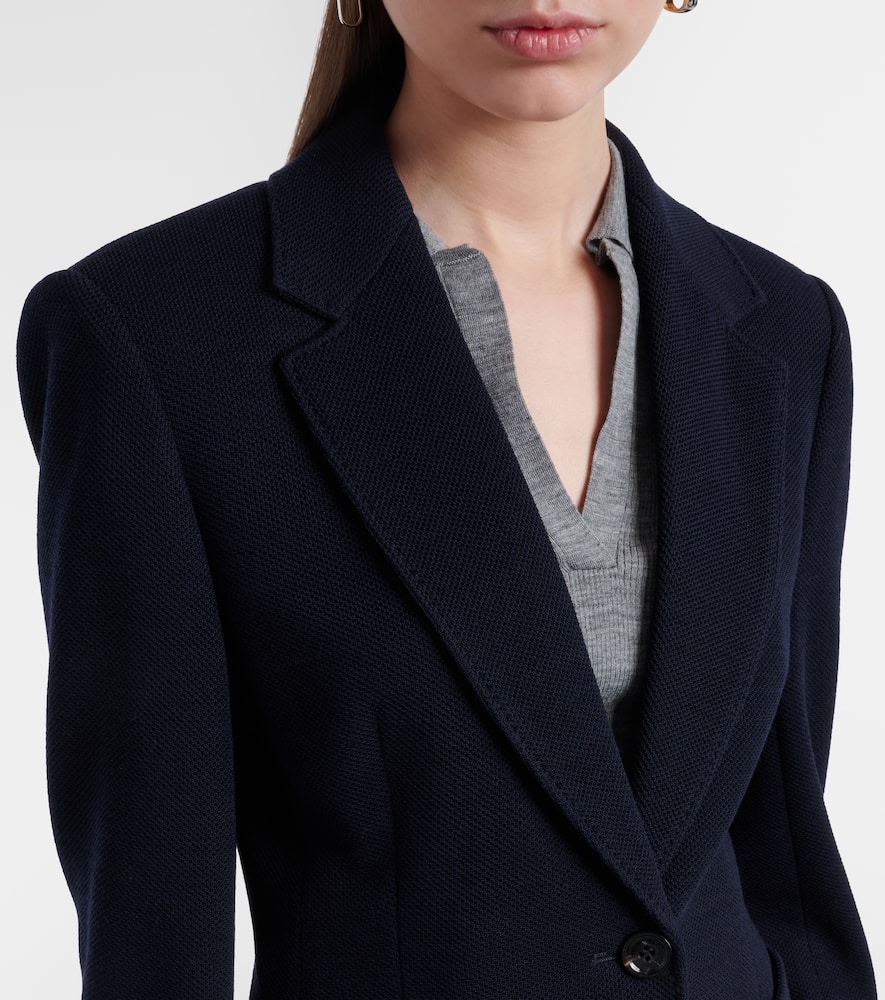Utilita virgin wool jersey blazer