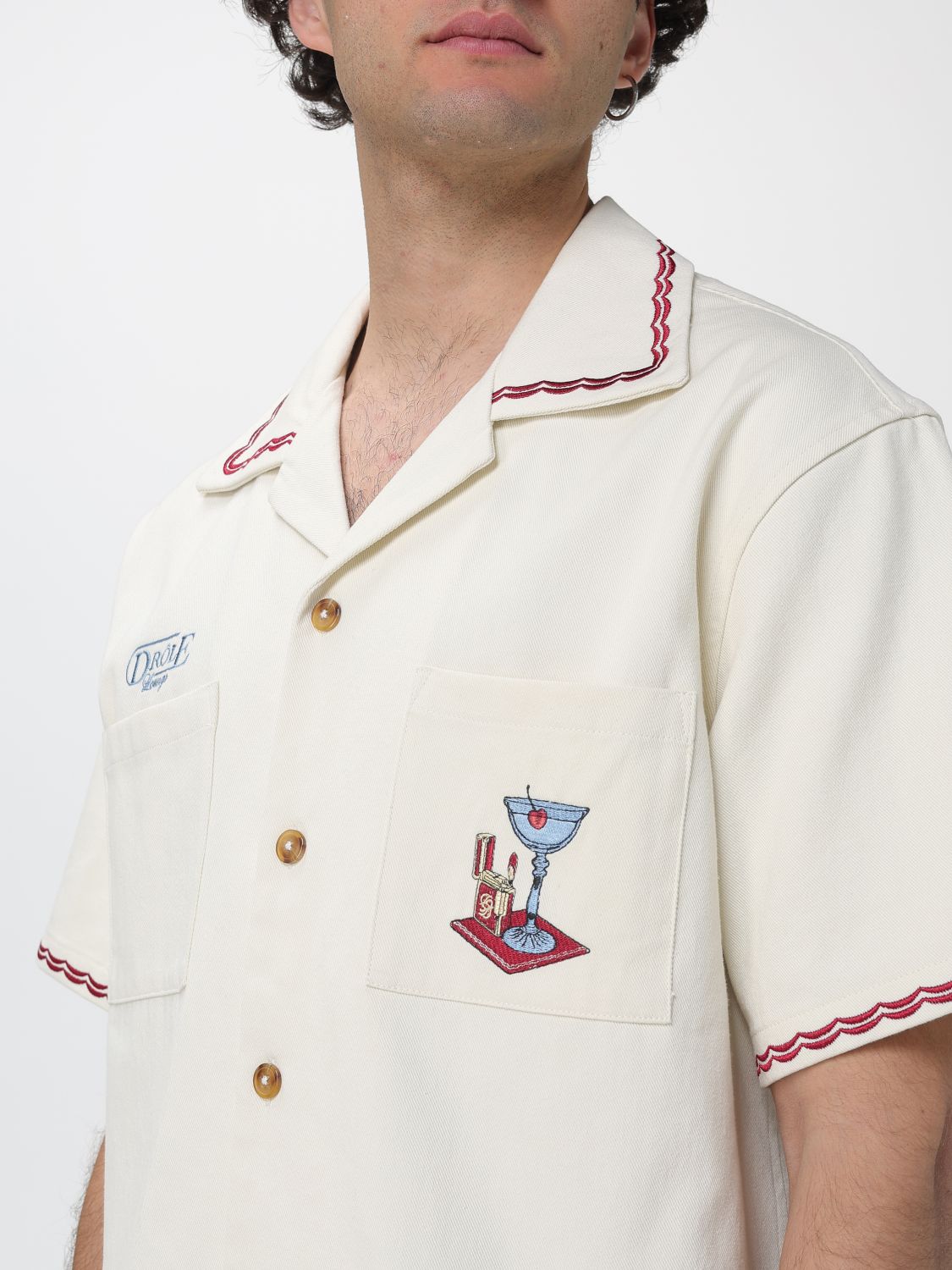 Shirt DRÔLE DE MONSIEUR Men color White
