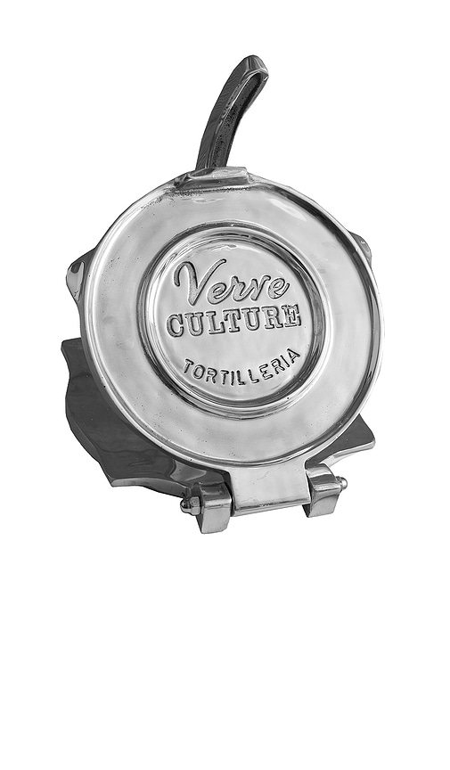 Verve Culture Large Tortilla Press in Metallic Silver