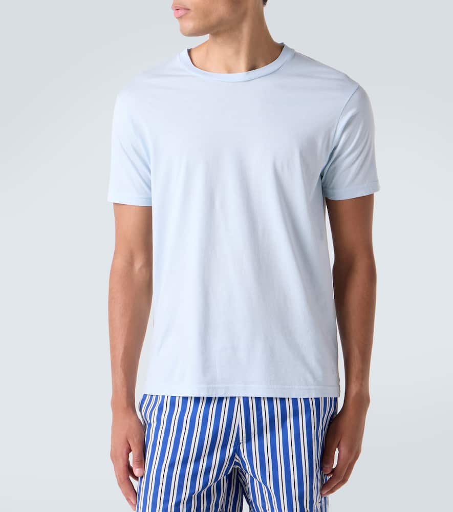 Cotton and silk jersey T-shirt