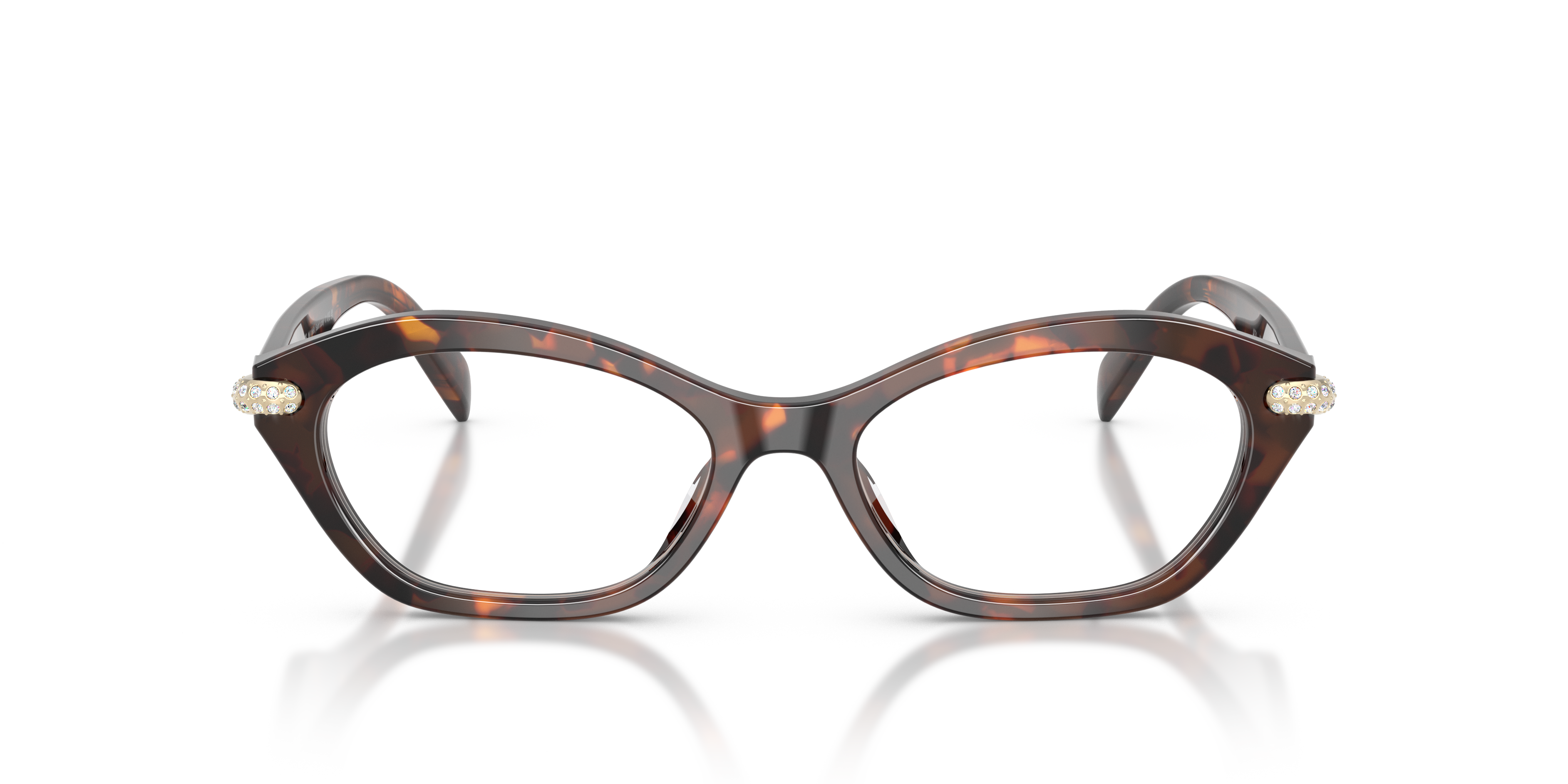 Michael Kors Mujer Michael Kors MK4186BU SAINT LUCIA 4031 Monturas ópticas Acetato Tortuga Transparente Redonda Norma