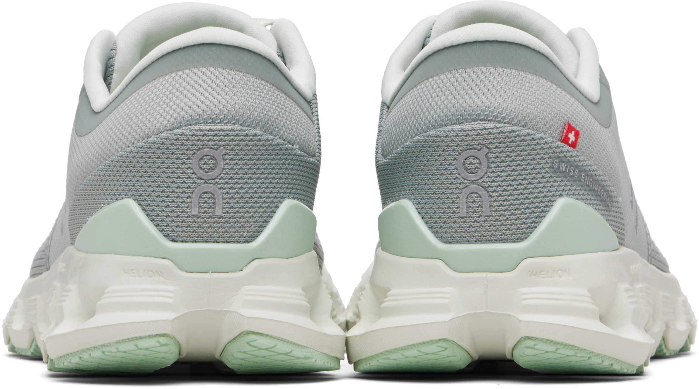 Gray & Green Cloud X 4 Sneakers