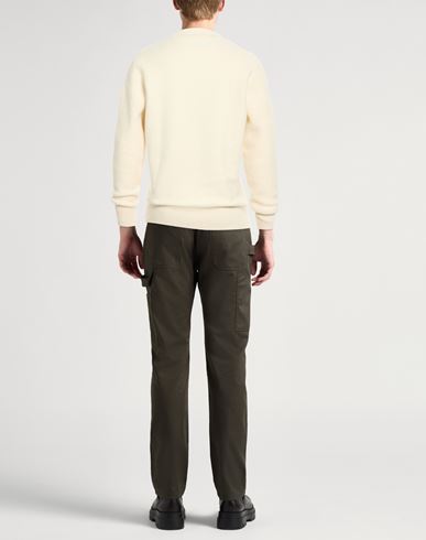Lab Man Sweater Ivory Size L Merino Wool, Cashmere