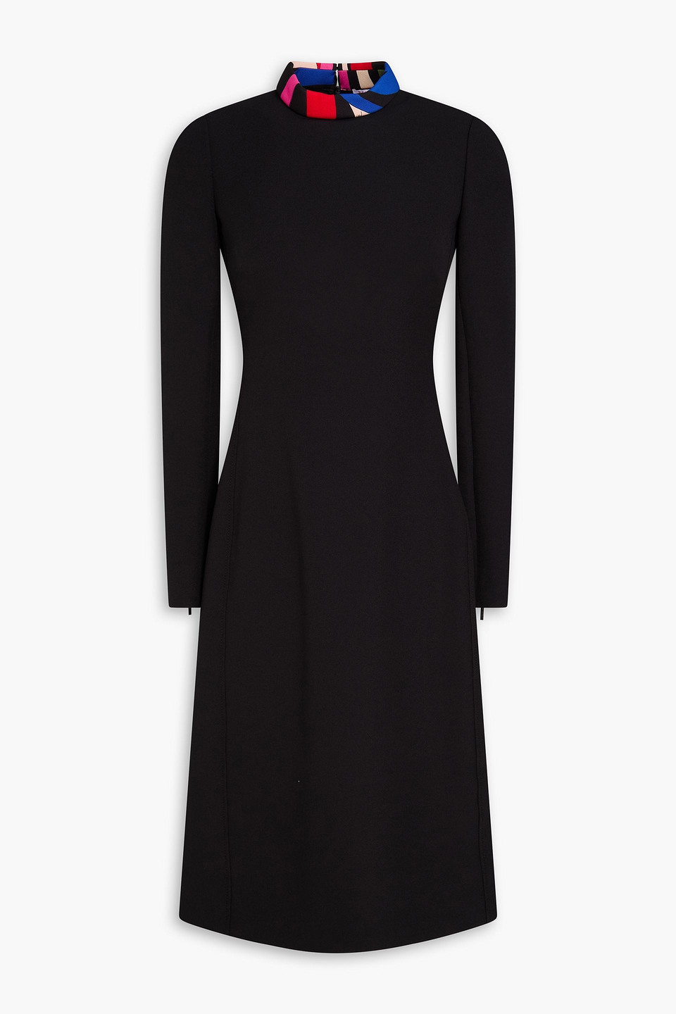 Printed crepe dress - Black - IT 38