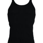 Cotton Tank Top — Black
