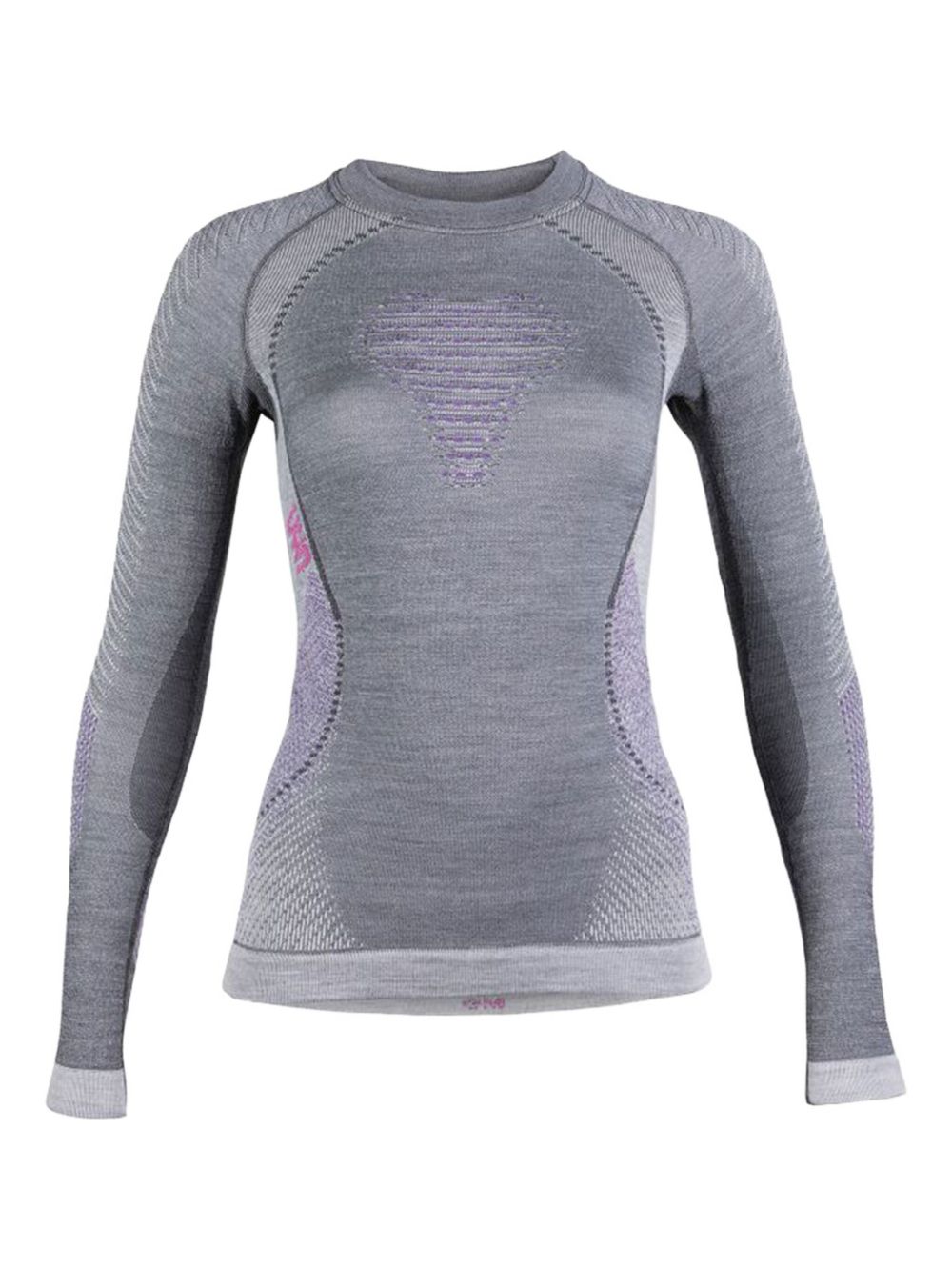Wool-blend ski top - Grey
