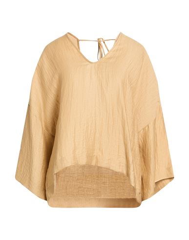 Woman Top Sand Size 10 Linen, Nylon