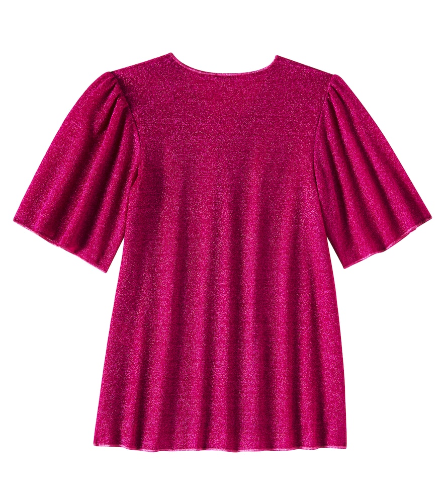 Oséree Kids Lumière lamé beach dress