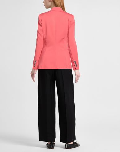 Woman Blazer Coral Size 2 Viscose, Nylon, Elastane