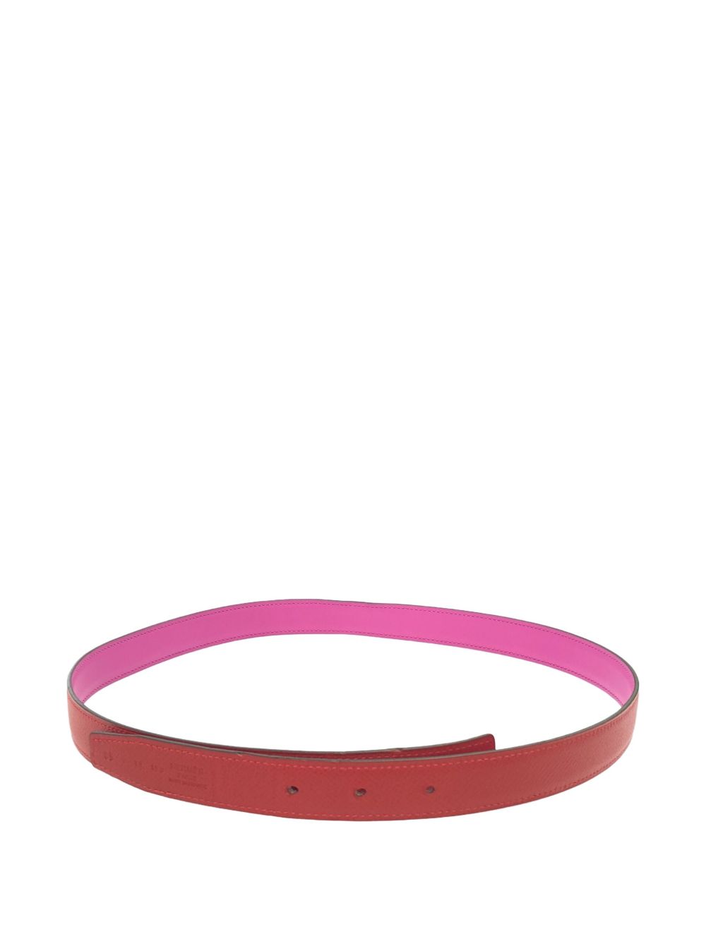 2000s leather belt - Red