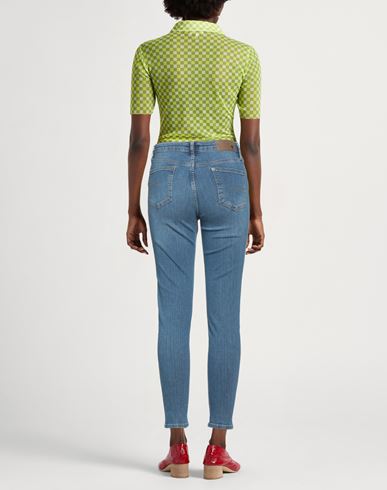 Fred Mello Woman Jeans Blue Size 25 Cotton, Elastane