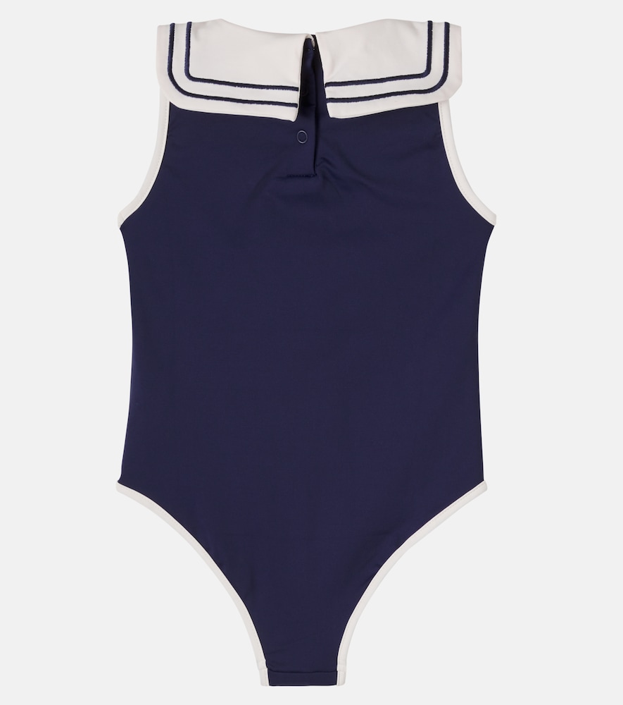 Embroidered swimsuit