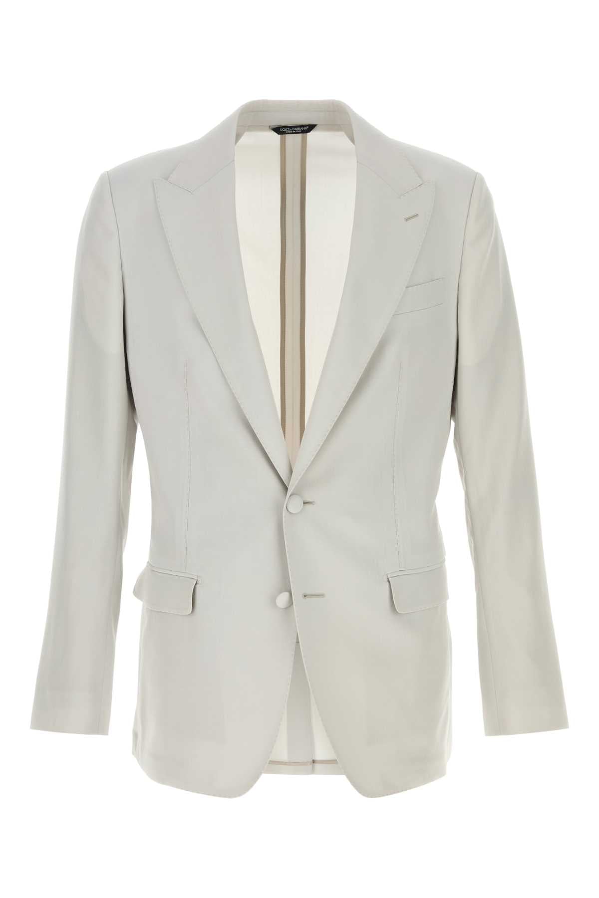 Virgin Wool Blazer — Beige