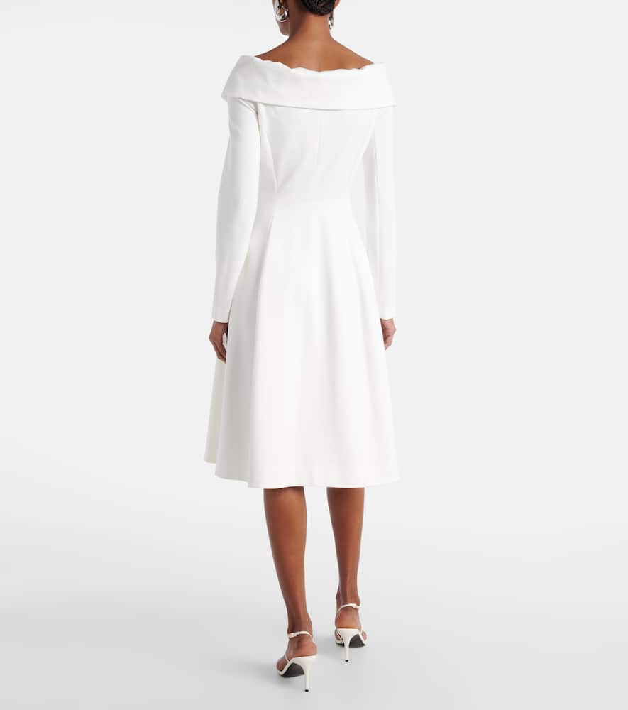 Pleated blazer dress