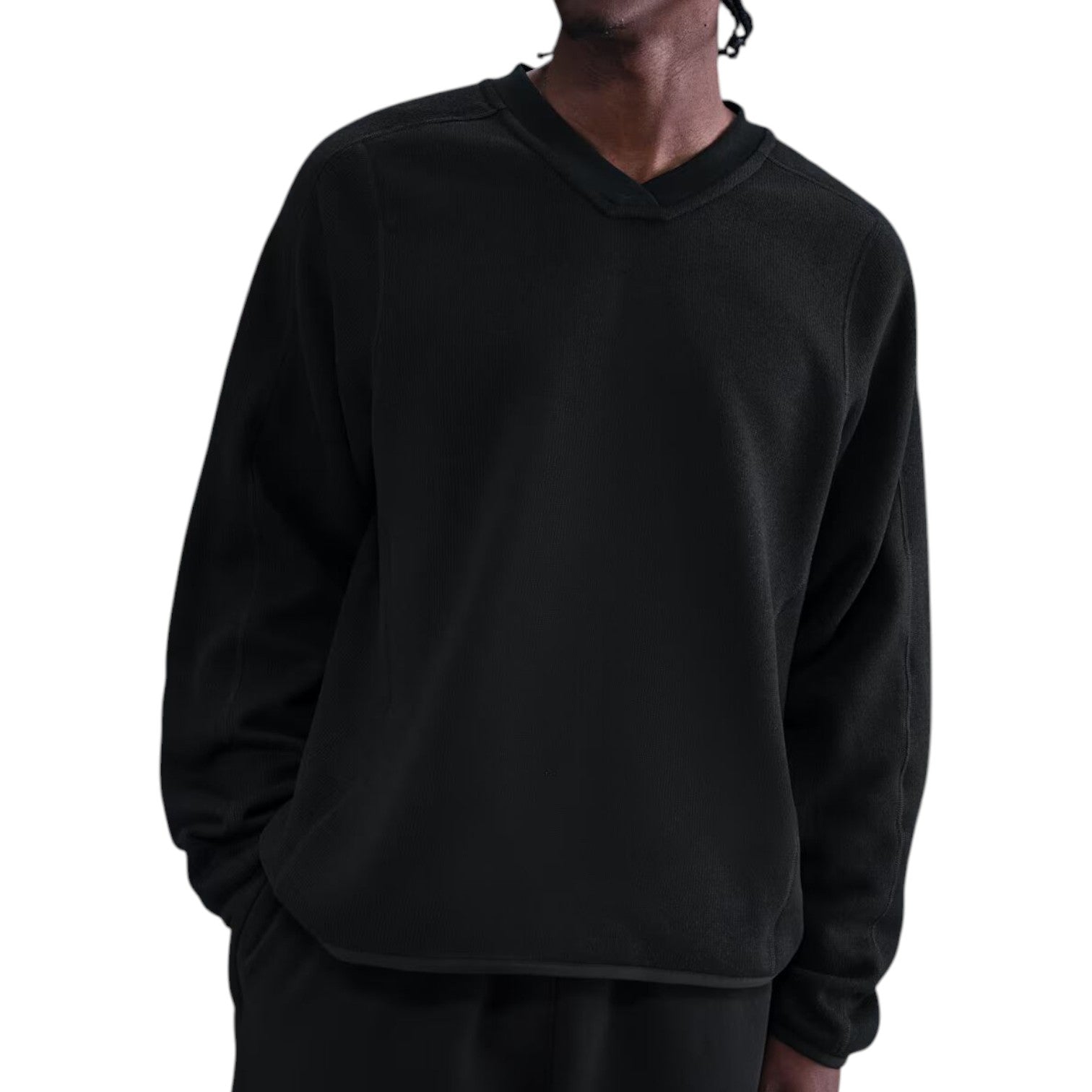 X Stussy Thermal Pullover Sweatshirt 'Black'