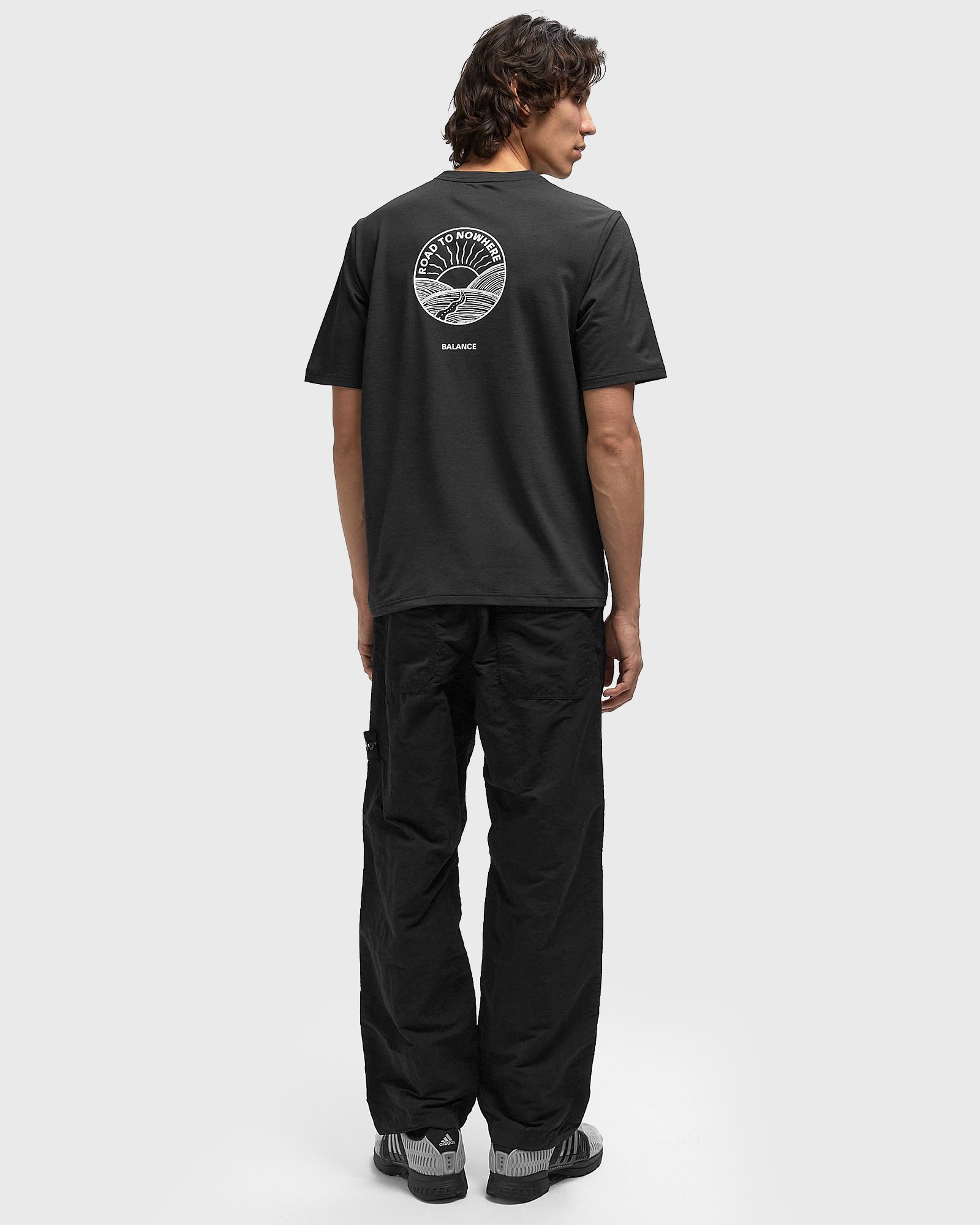 Balance Tee black male Shortsleeves now available at BSTN