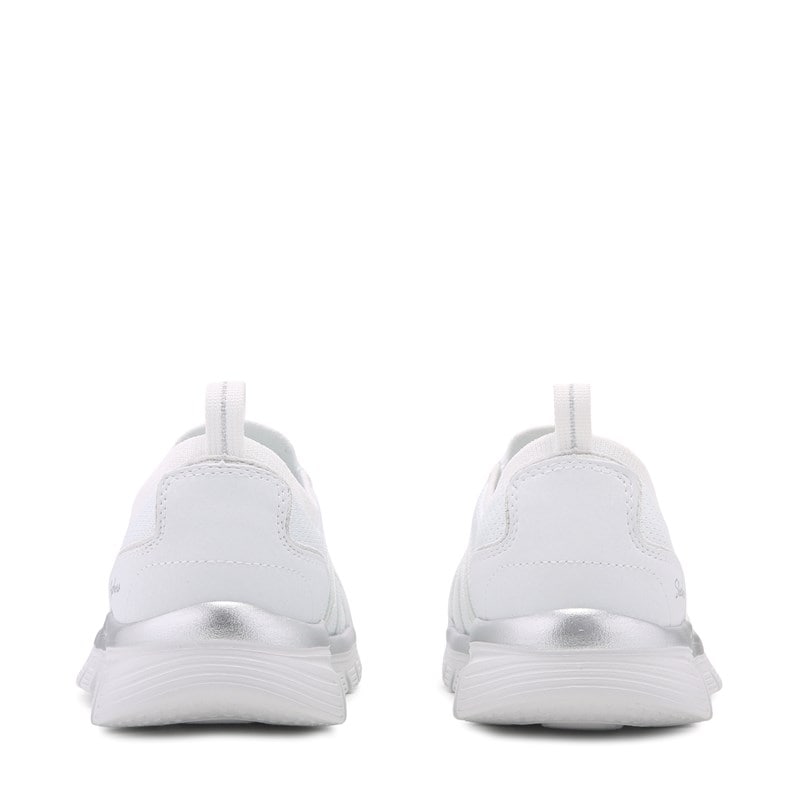 Women's Graceful Purecush Slip On Sneakers (White/Silver)