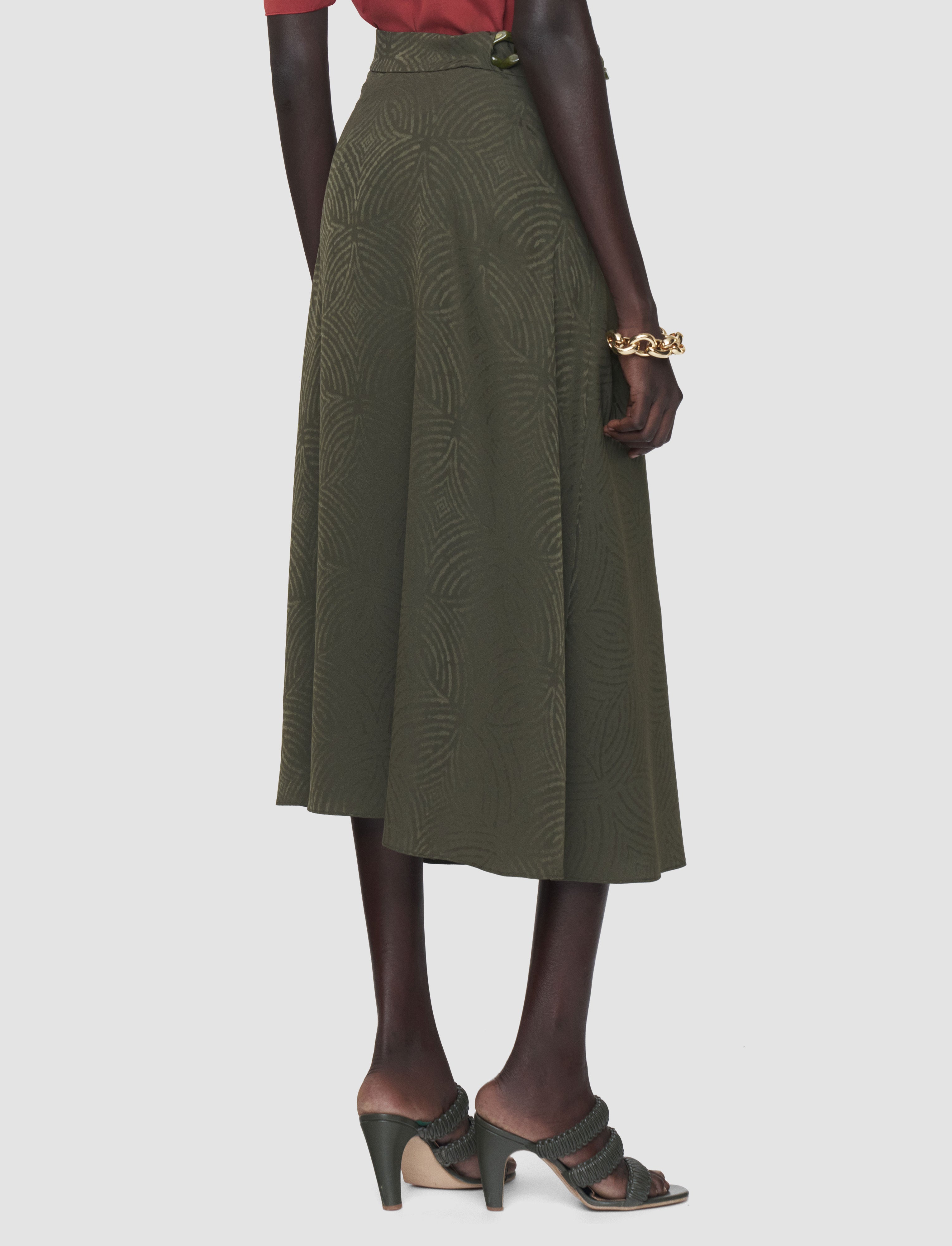 Tanger Jacquard Silk Skirt - Regular / 38