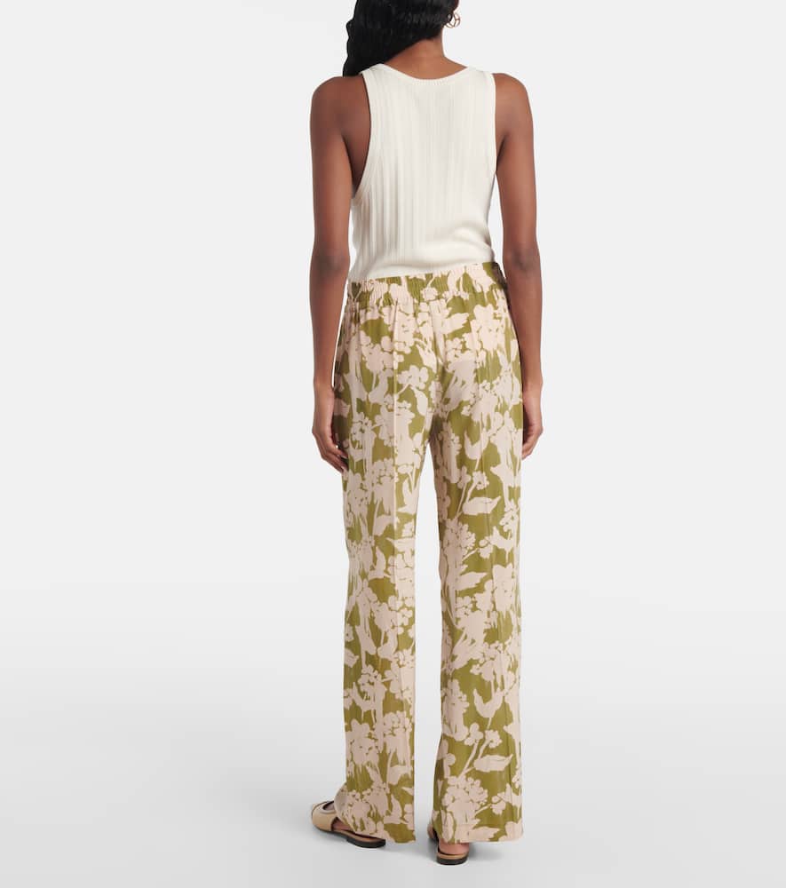 Silk pajama pants