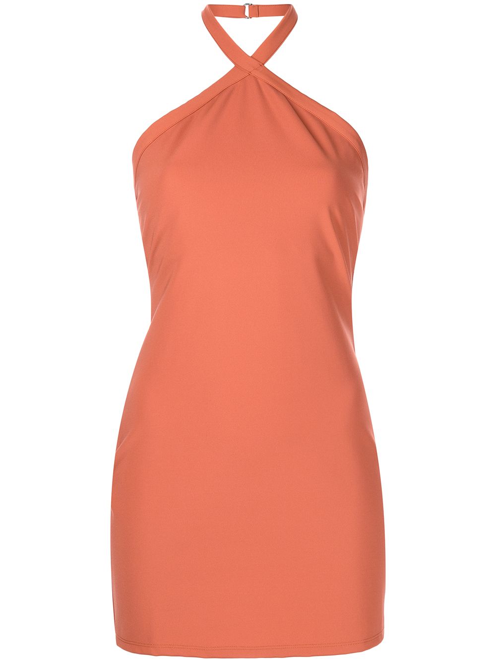 Brigadieros halterneck dress - Orange