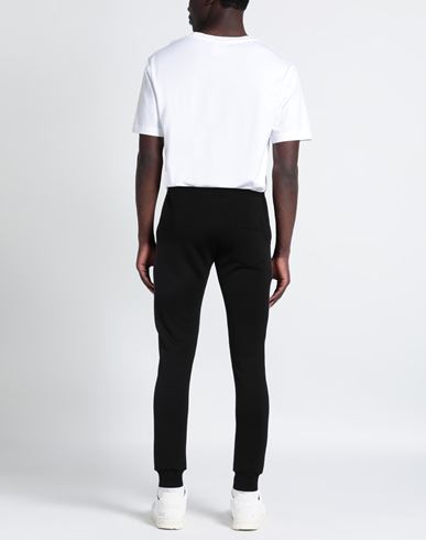 Man Pants Black Size L Cotton, Polyester