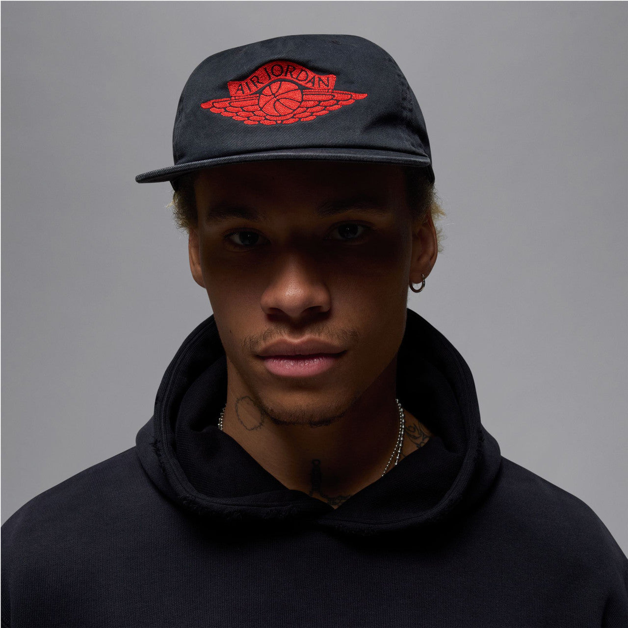 Jordan Rare Air Pro Cap - BLACK/CHILE RED - unisex