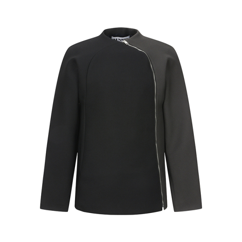 Zip-detail sweatshirt - Green