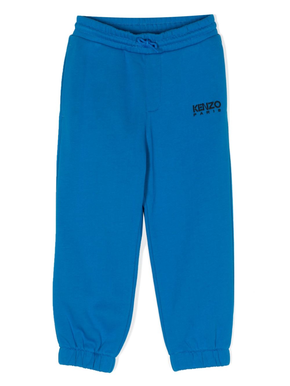 Logo-embroidered track trousers - Blue