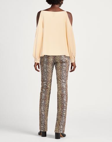 Woman Top Pastel yellow Size 4 Acetate, Silk