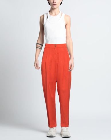 Woman Pants Orange