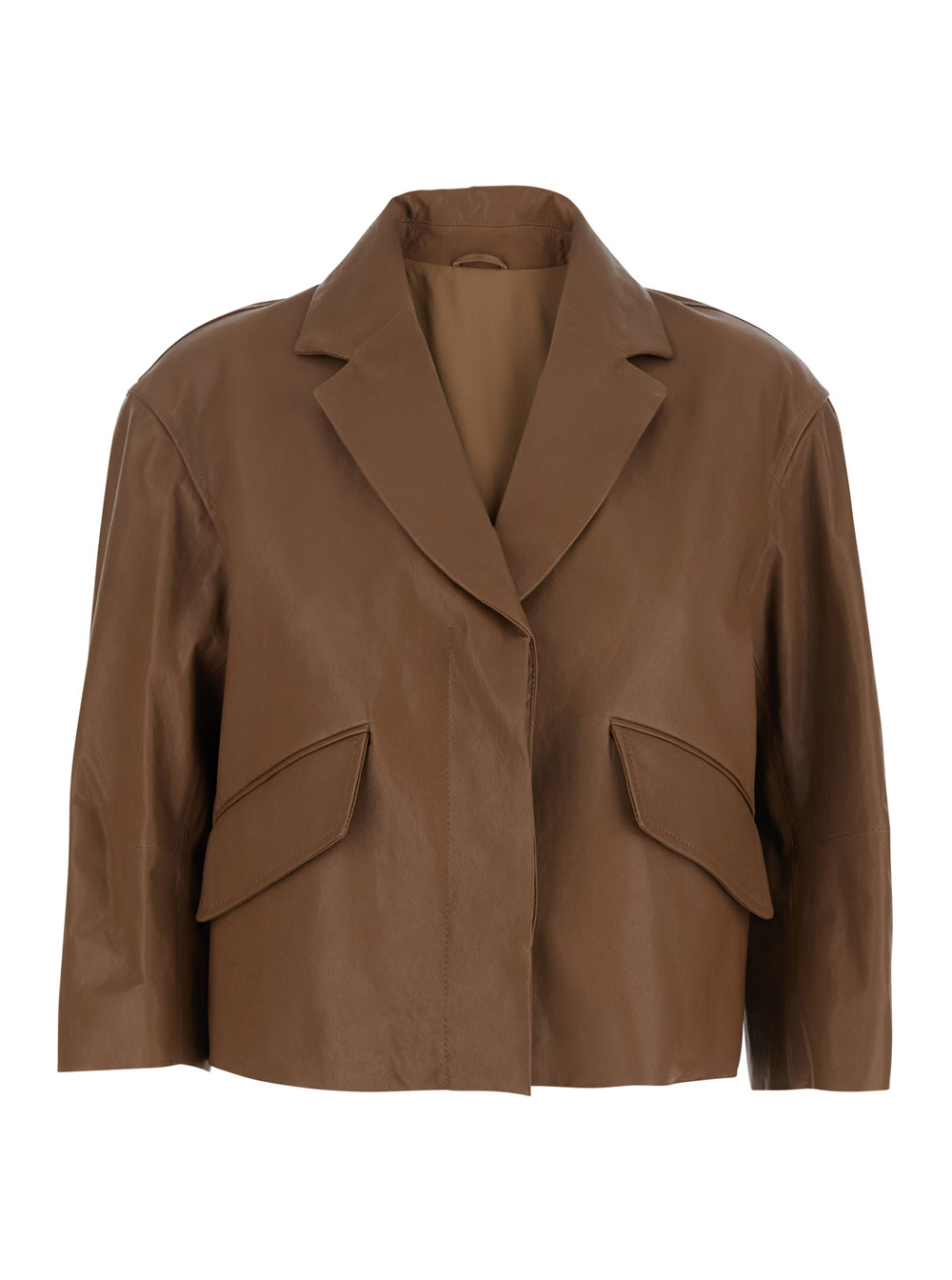 Leather jacket - Brown
