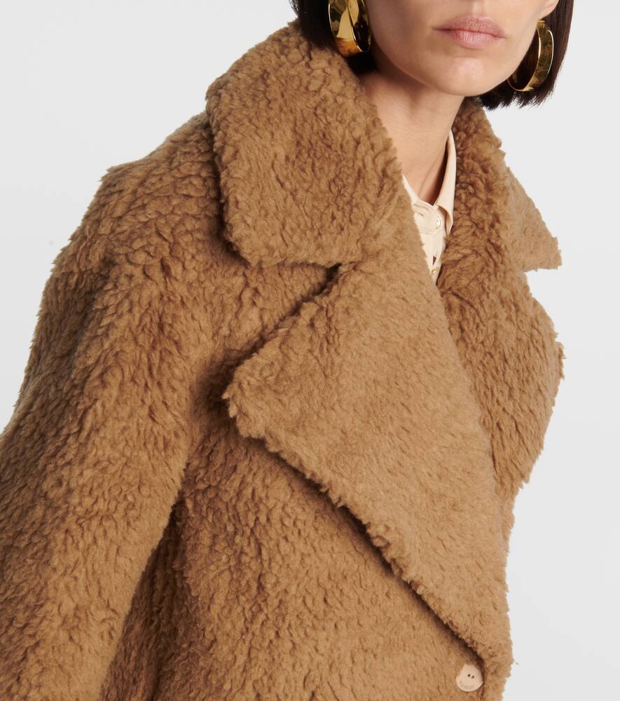 Joseph Sherpa Cabanis camel hair and silk coat