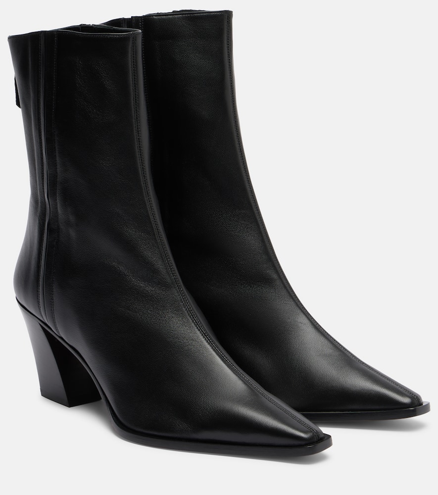 Francoise 70 leather ankle boots