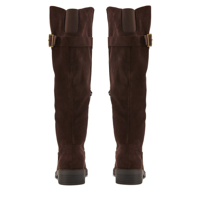 Women's Fiora Knee High Boots (Dark Brown)