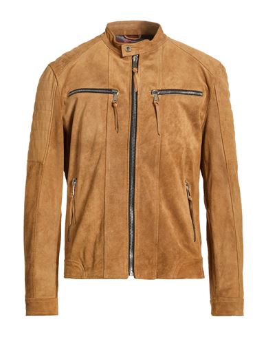 Man Jacket Camel Size M Leather